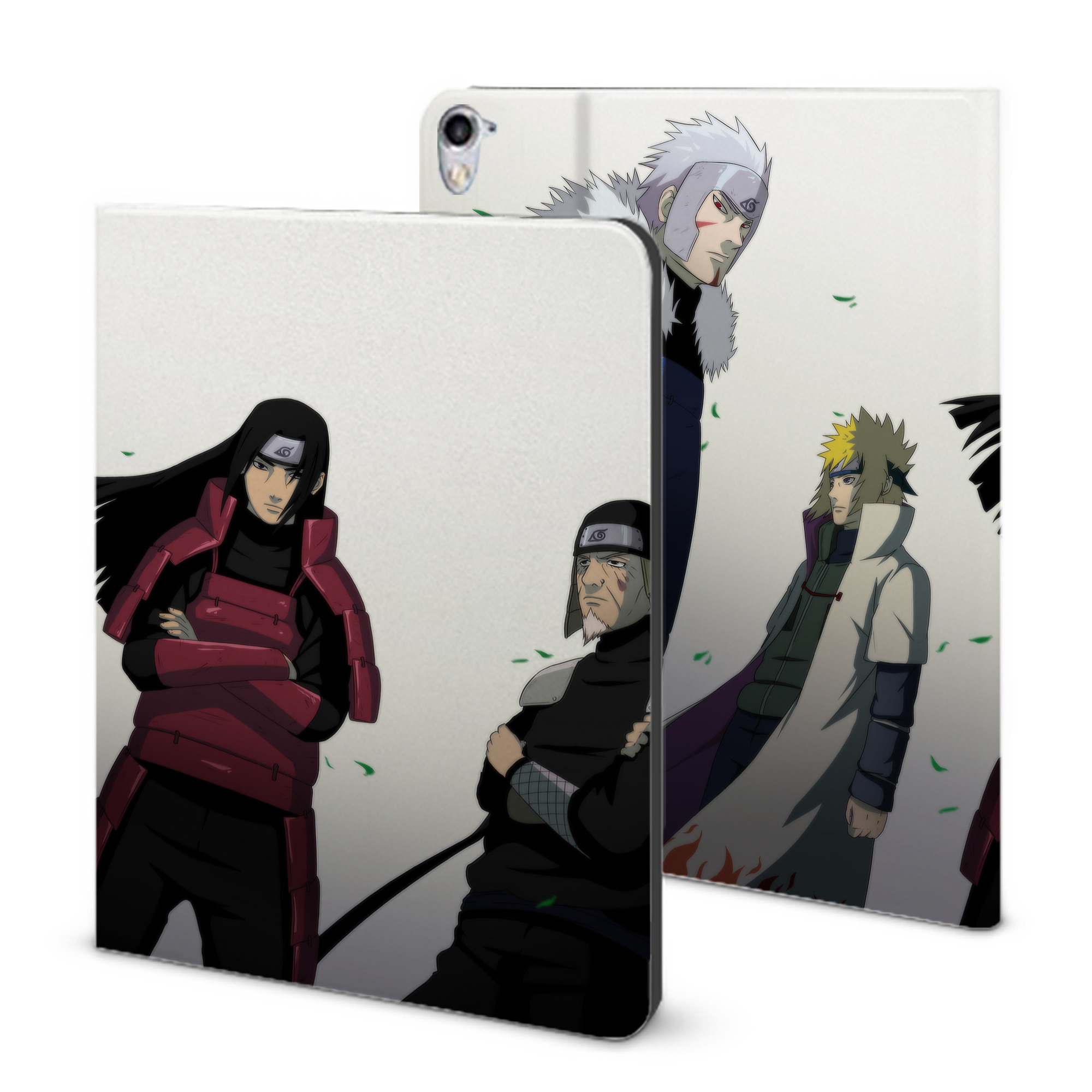 （画像用） NARUTO -ナルト- NARUTO -ナルト- 疾風伝 IPad ケース ブック型 PUレザー TPU 耐衝撃 軽量 薄型 ペン収納なし 全面保護 IPad 各モデル対応